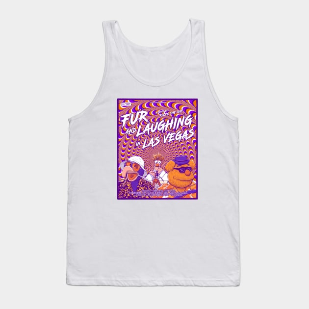 Fur and Laughing in Las Vegas 2.0 Tank Top by victorcalahan